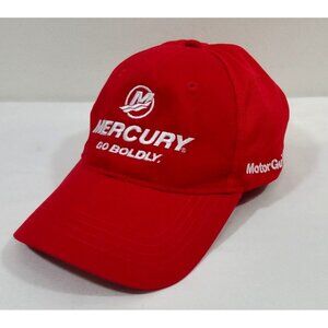 Mercury Go Boldly Red Baseball Cap One Size Fits Most By KC Caps